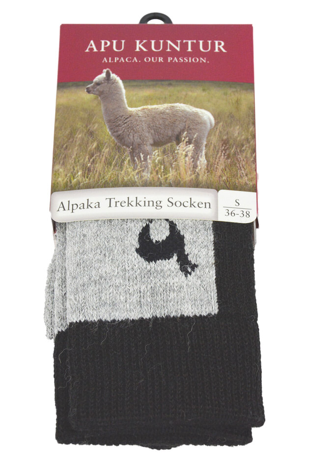 Alpaka Outdoor Socken Wander Strümpfe für Damen und Herren – Bild 3