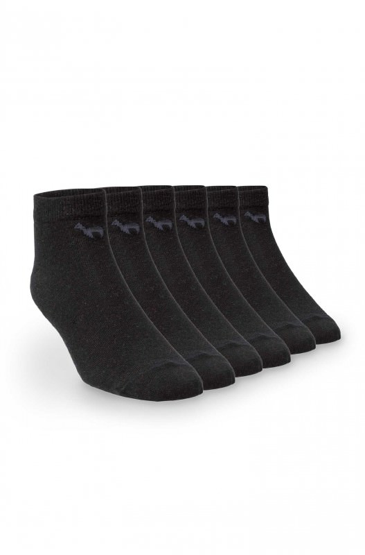 Alpaka Sneaker Socken schwarz
